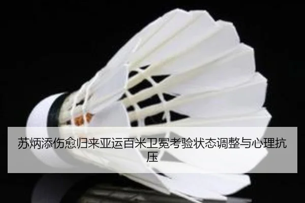 苏炳添伤愈归来亚运百米卫冕考验状态调整与心理抗压
